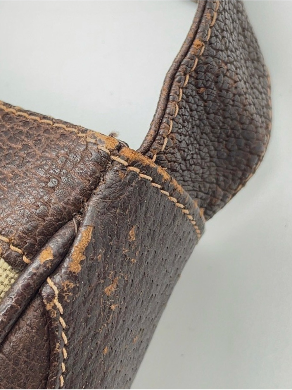 Auth Gucci GG Supreme Sherry Line Riding Boots Brown Shoulder Bag ๐ - Picture 15 of 15